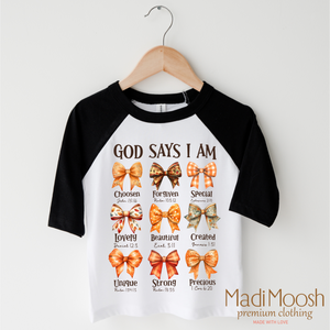 God Says I Am Christian Fall Shirt - Fall Tee