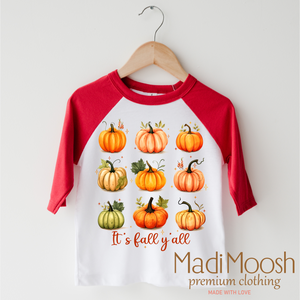 It's Fall Y'all Pumpkin Shirt - Thanksgiving Tee