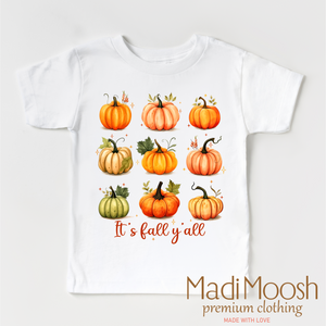 It's Fall Y'all Pumpkin Shirt - Thanksgiving Tee