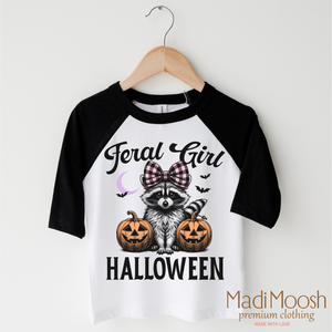 Feral Girl Halloween Shirt - Halloween Tee