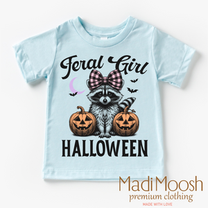 Feral Girl Halloween Shirt - Halloween Tee