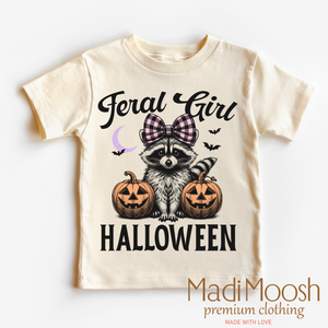 Feral Girl Halloween Shirt - Halloween Tee