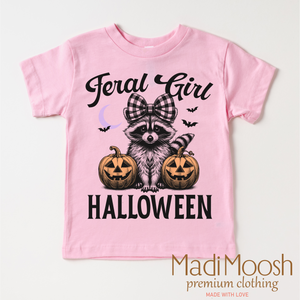 Feral Girl Halloween Shirt - Halloween Tee