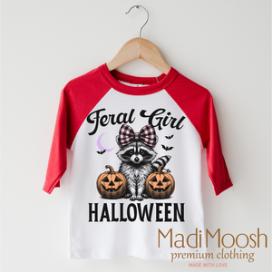 Feral Girl Halloween Shirt - Halloween Tee