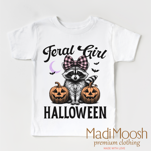 Feral Girl Halloween Shirt - Halloween Tee