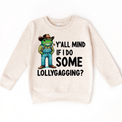 Y'all Mind If I Do Some Lollygagging Shirt - Cowboy Frog Funny Tee - Madi Moosh Boutique