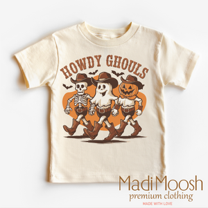 Howdy Ghouls Cowboy Halloween Shirt - Halloween Tee