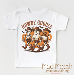 Howdy Ghouls Cowboy Halloween Shirt - Halloween Tee