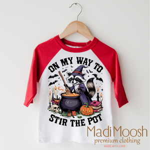 On My Way To Stir The Pot Witch Shirt - Halloween Tee