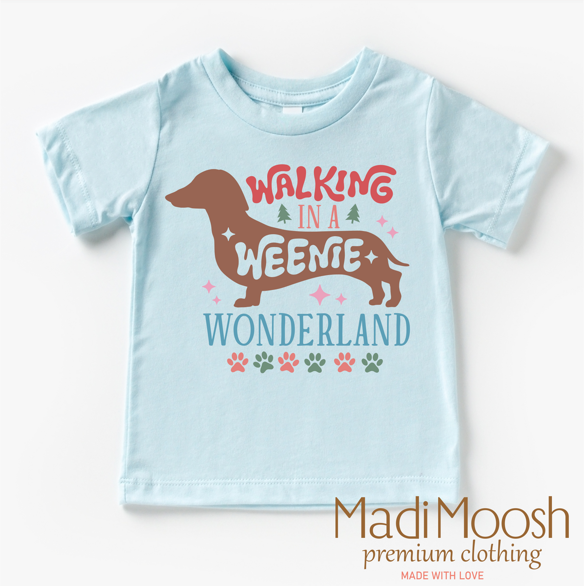 Walking Through A Weenie Wonderland Shirt Dachshund Christmas Tee