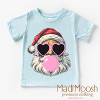 Santa Claus Blowing Bubbles Christmas Shirt by Madi Moosh