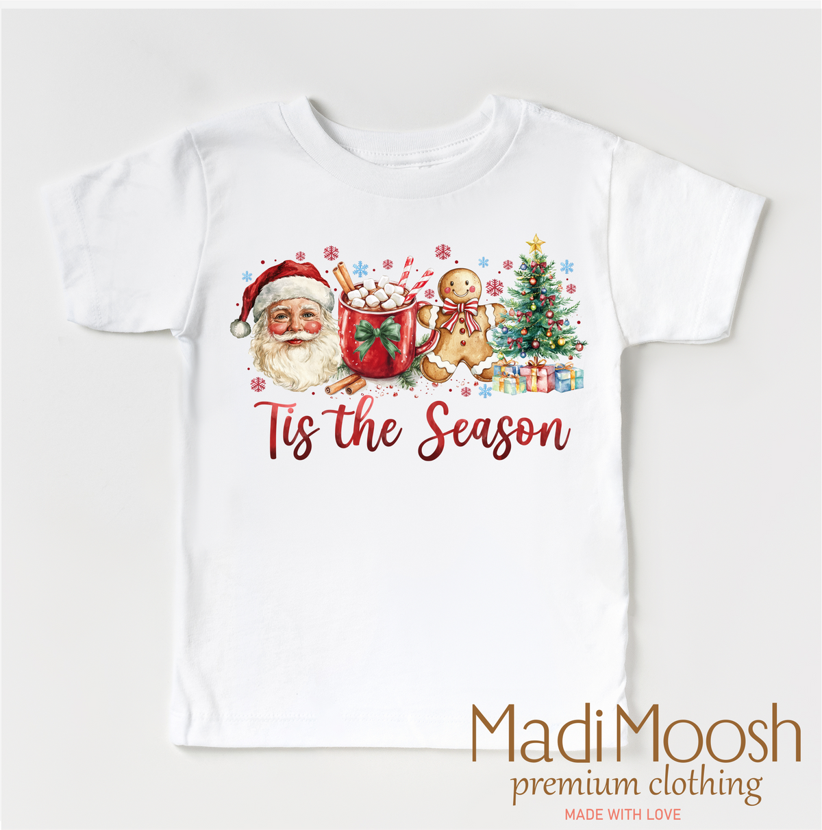 Tis the Season Christmas — MP33 White tee