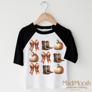 Cowboy Boots And Pumpkins Shirt - Fall Tee