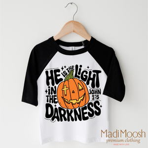 He Is The Light In The Darkness Christian Shirt - Halloween Tee