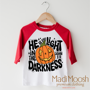 He Is The Light In The Darkness Christian Shirt - Halloween Tee