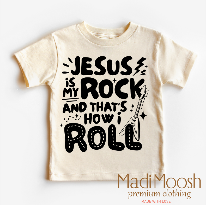 Jesus Is My Rock And That's How I Roll Christian Shirt
