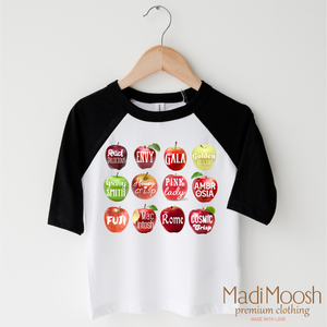 Apple Picking Crew Shirt - Types Of Apples Tee