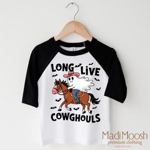 Long Live Cow Ghouls Halloween  Shirt - Western Halloween Tee