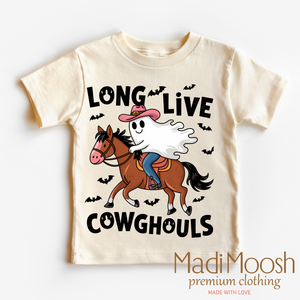 Long Live Cow Ghouls Halloween  Shirt - Western Halloween Tee