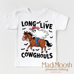 Long Live Cow Ghouls Halloween  Shirt - Western Halloween Tee