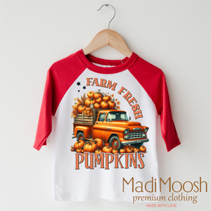 Farm Fresh Pumpkins Fall Shirt - Autumn Tee