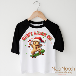 Can't Catch Me Gingerbread Man Shirt - Christmas Tee