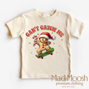 Can't Catch Me Gingerbread Man Shirt - Christmas Tee