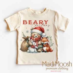 Beary Christmas Woodlands Shirt  - Christmas Tee