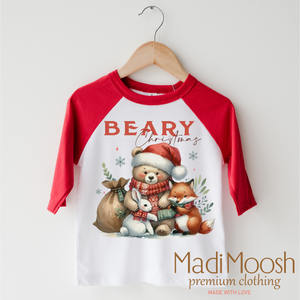 Beary Christmas Woodlands Shirt  - Christmas Tee