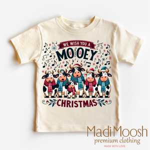 We Wish You A Mooey Christmas Shirt  - Country Christmas Tee