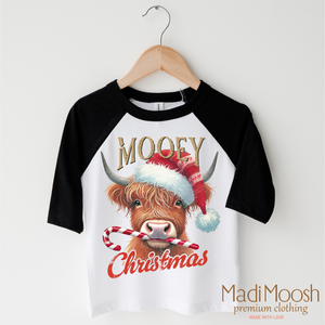 Mooey Christmas Highland Cow Shirt  - Country Christmas Tee