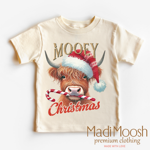 Mooey Christmas Highland Cow Shirt  - Country Christmas Tee