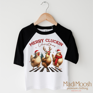 Merry Cluckin Christmas Shirt - Country Chicken Christmas Tee