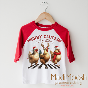 Merry Cluckin Christmas Shirt - Country Chicken Christmas Tee