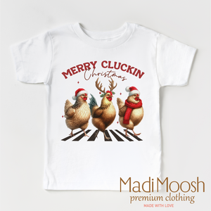 Merry Cluckin Christmas Shirt - Country Chicken Christmas Tee