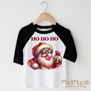 Rocker Santa Blowing Bubbles Christmas Shirt - Christmas Tee