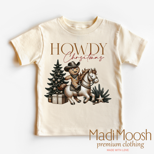 Howdy Christmas Gingerbread Man Shirt - Western Christmas Tee