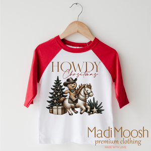 Howdy Christmas Gingerbread Man Shirt - Western Christmas Tee