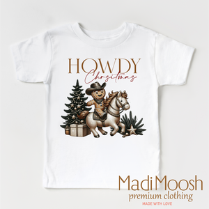 Howdy Christmas Gingerbread Man Shirt - Western Christmas Tee