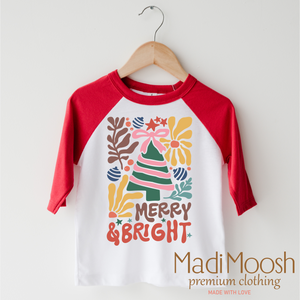 Boho Merry And Bright Christmas Shirt - Boho Christmas Tee