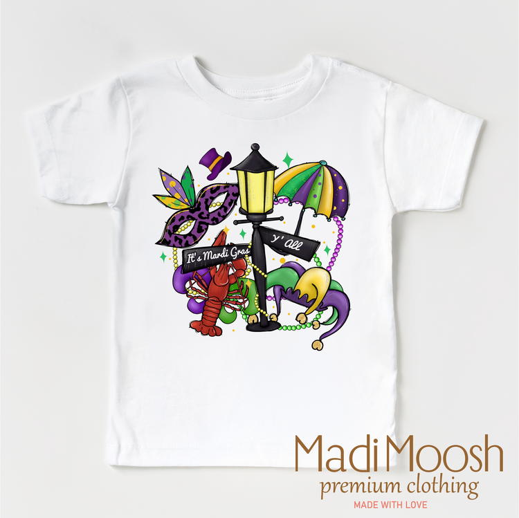 It's Mardi Gras Yall  Shirt - Mardi Gras Tee