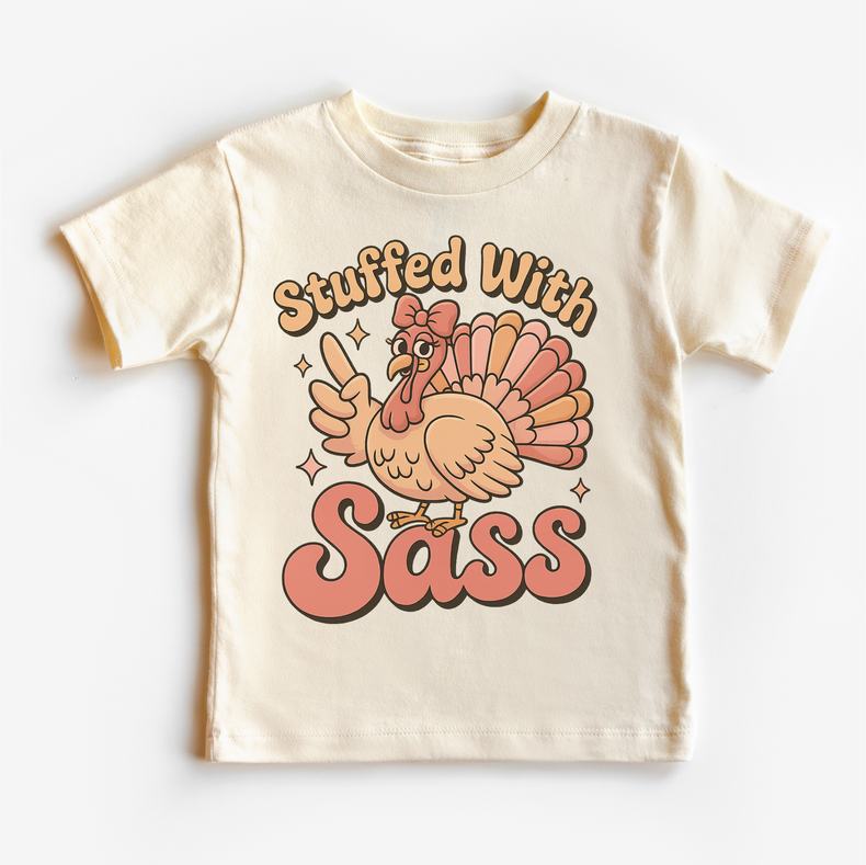 Stuffed With Sass Thanksgiving T-Shirt - Turkey Tee