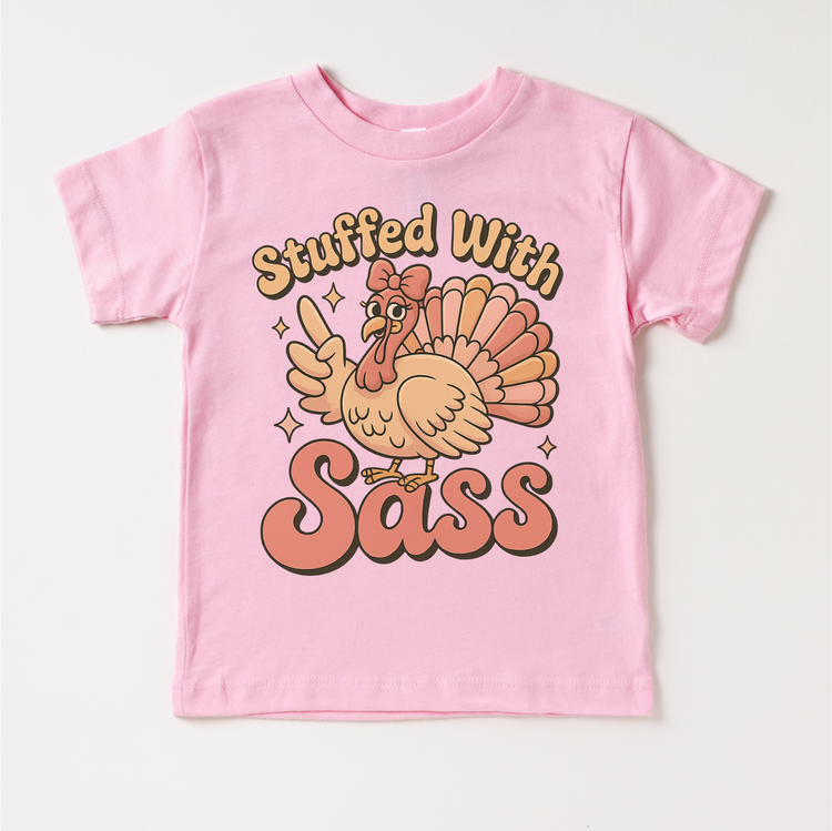 Stuffed With Sass Thanksgiving T-Shirt - Turkey Tee
