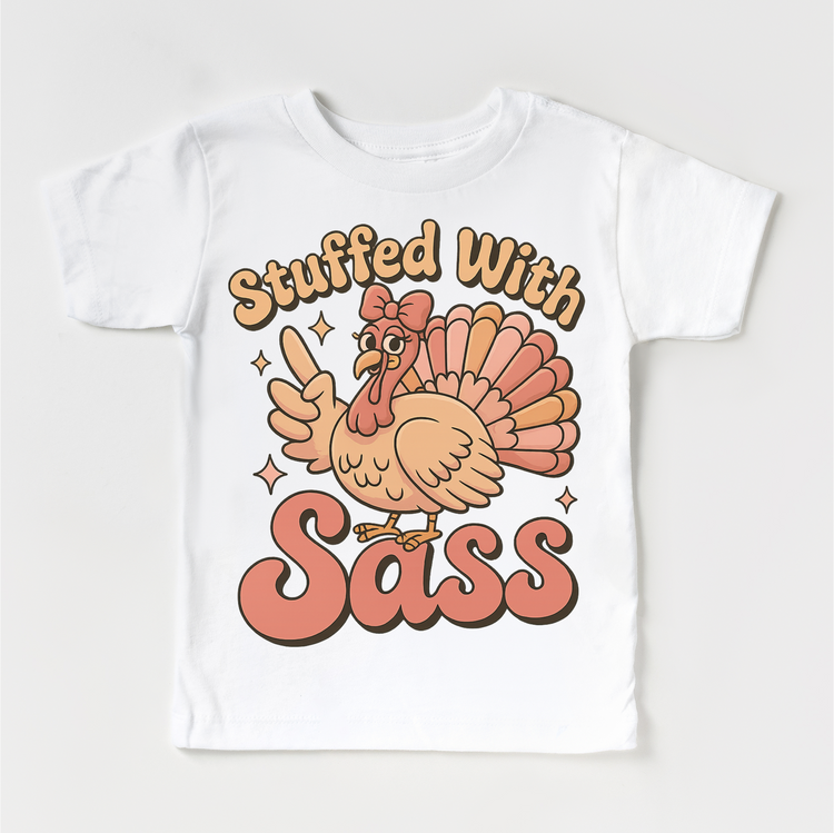 Stuffed With Sass Thanksgiving T-Shirt - Turkey Tee