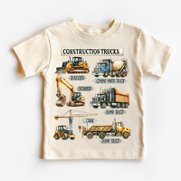 Construction Trucks Shirt by Madi Moosh