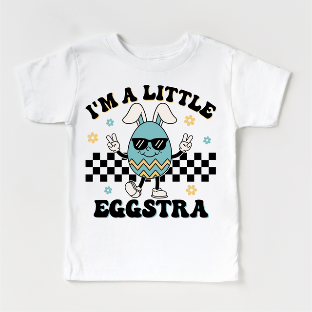 I'm A Little Eggstra Easter Shirt - Boys Easter Tee
