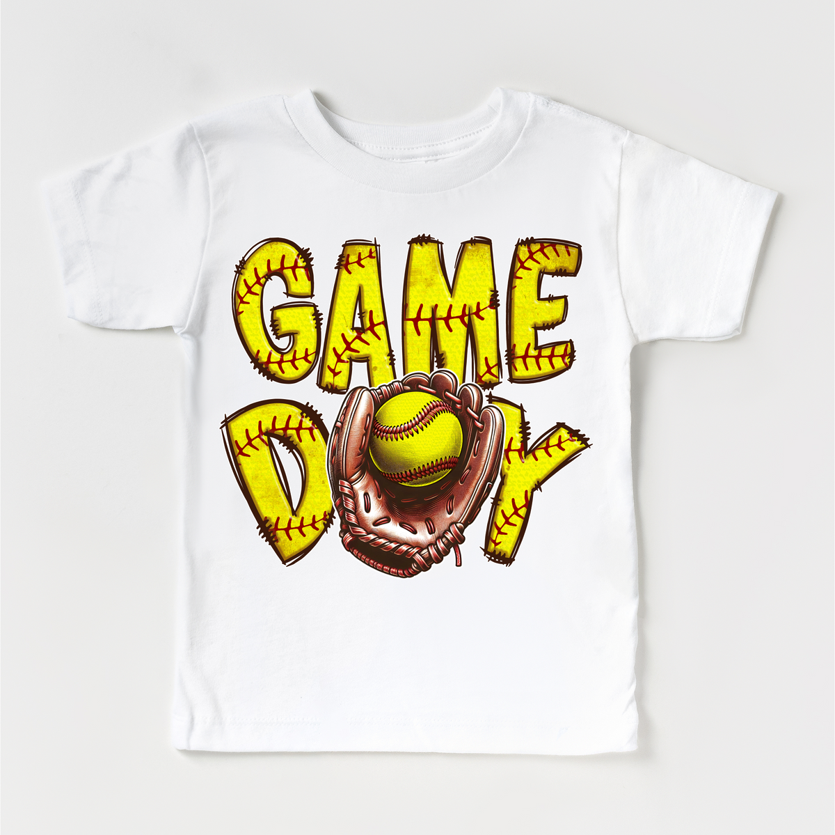 Game Day Softball Sports graphic T-shirt by Madi Moosh