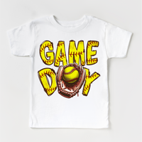 Game Day Softball Sports graphic T-shirt by Madi Moosh
