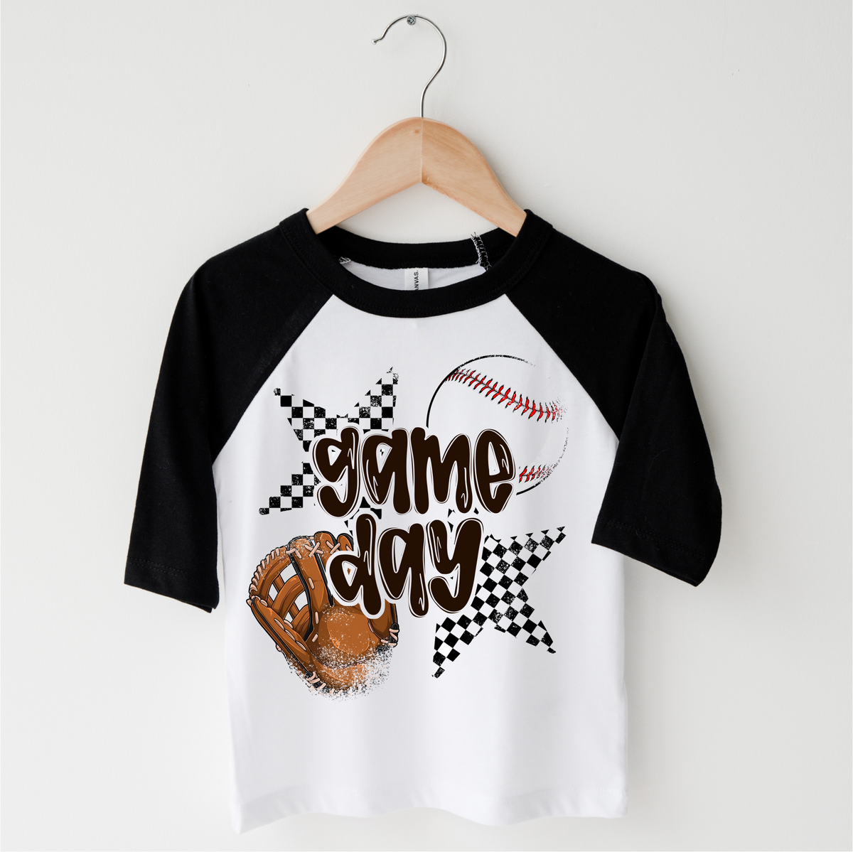 Retro Game Day Baseball Shirt - Baseball Tee - Madi Moosh Boutique