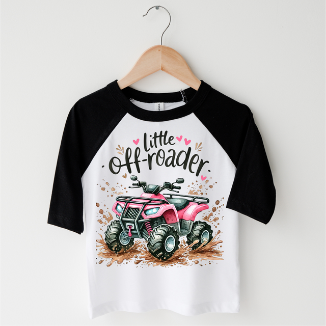 Girls Little Off Roader 4 Wheeler Shirt - Girls Four Wheeler Tee